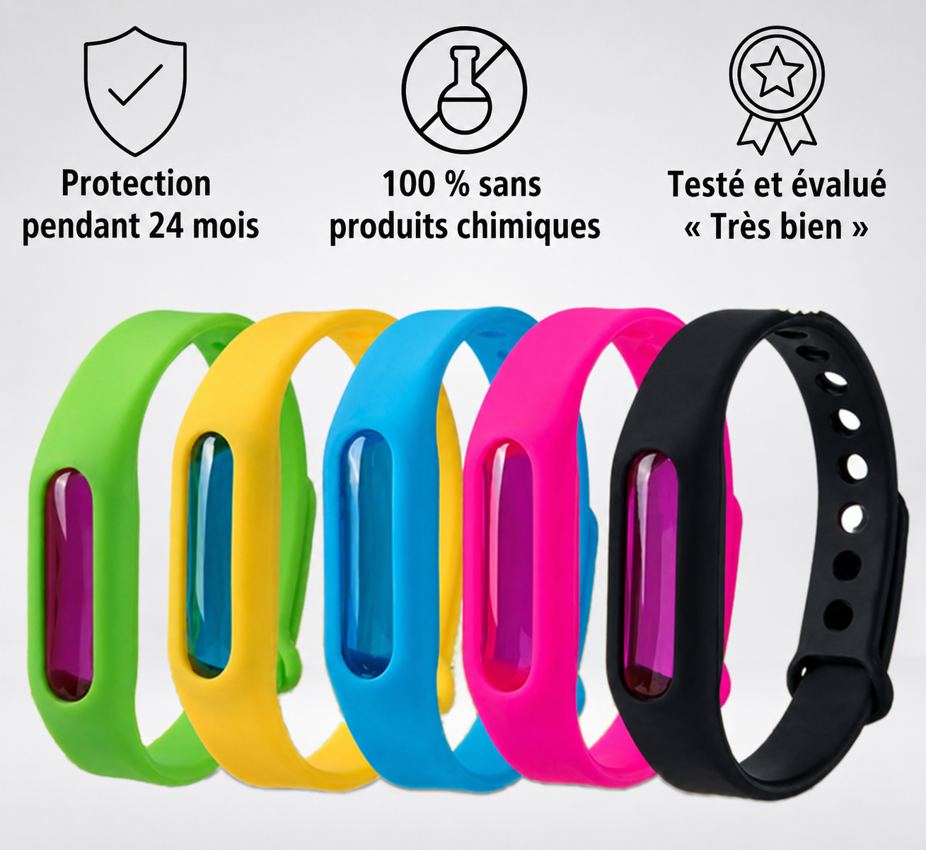 Bracelets anti-moustiques Domvaya™