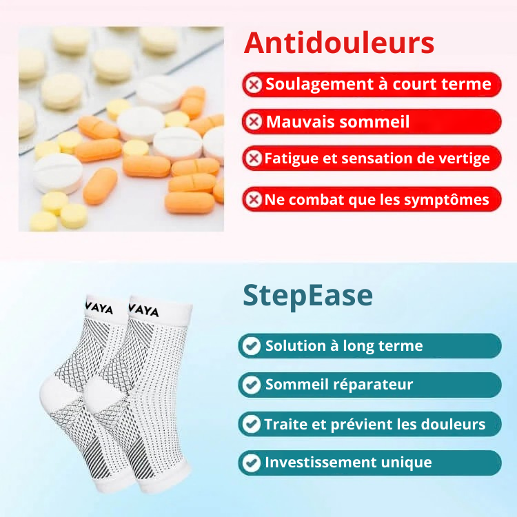 StepEase - Chaussettes Neuropathiques & Compression
