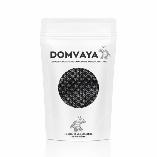 Serviette de douche exfoliante antibactérienne