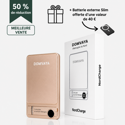NordCharge – batterie magnétique anti-surchauffe
