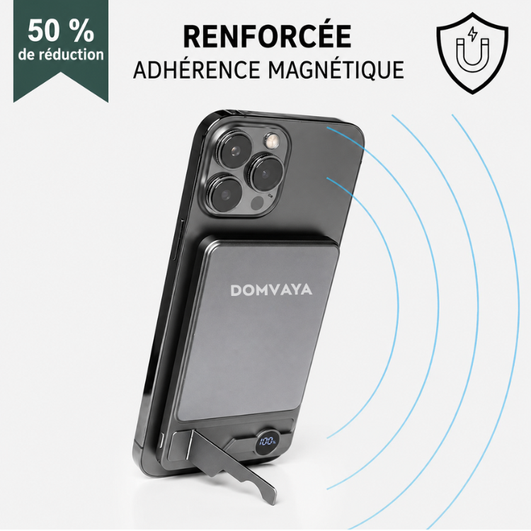 NordCharge – batterie magnétique anti-surchauffe